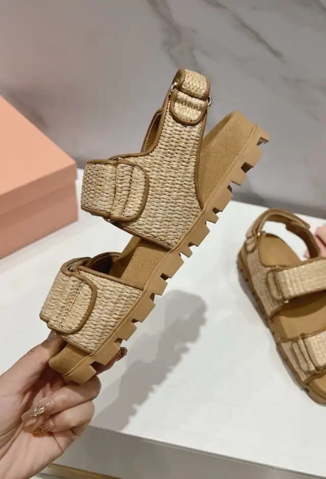 hype Miu Miu Sandals