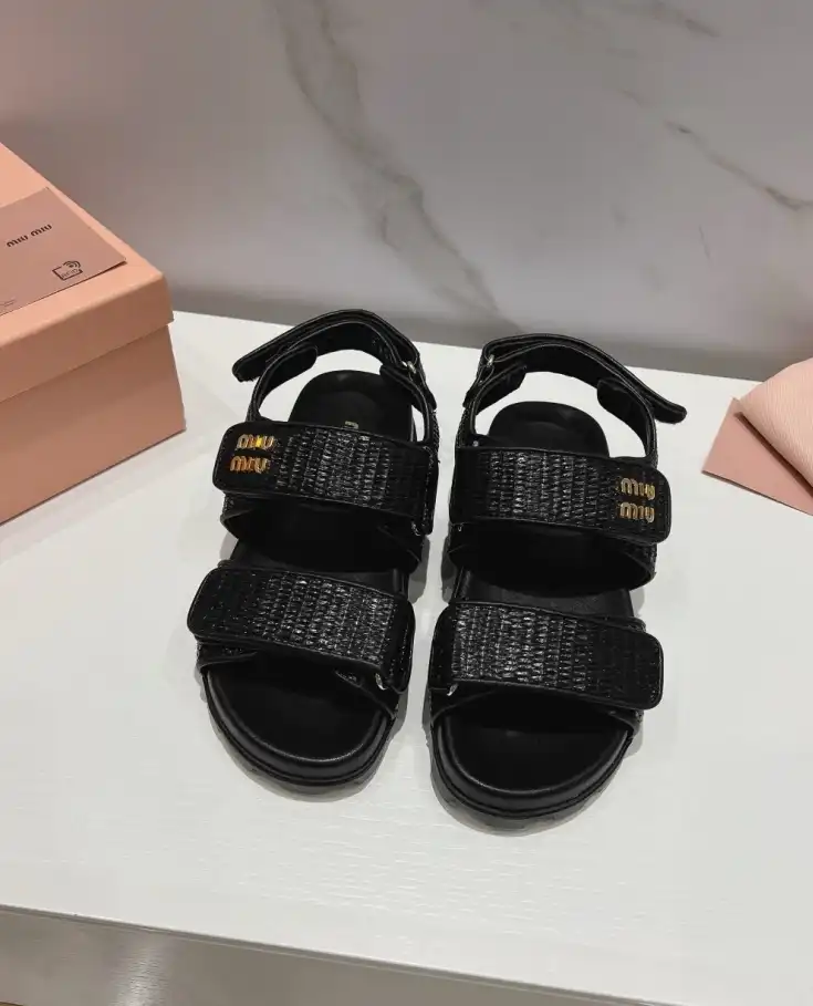 hype Miu Miu Sandals