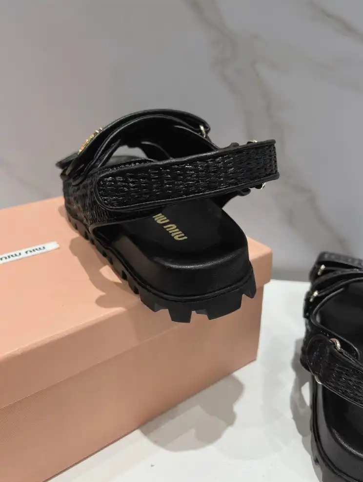 hype Miu Miu Sandals