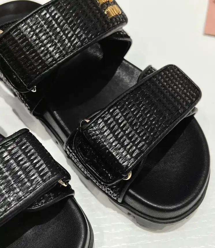 hype Miu Miu Sandals