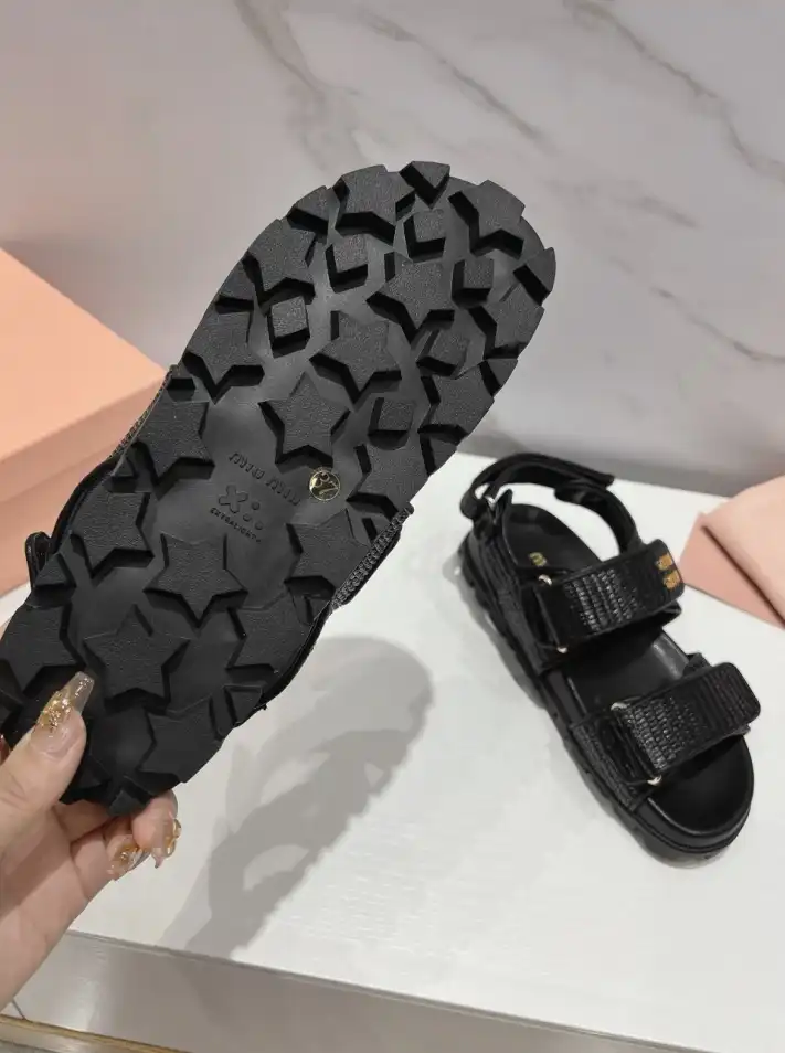 hype Miu Miu Sandals