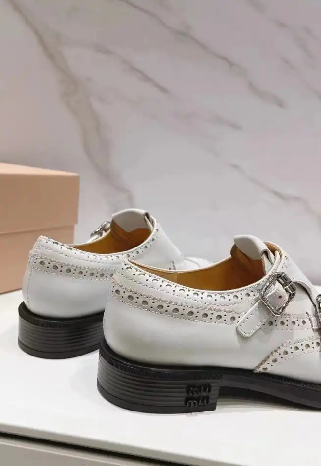 hype Miu Miu Leather Shoes