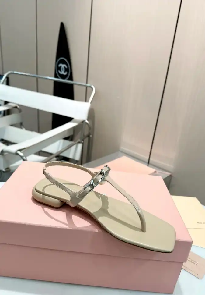 hype Miu Miu Sandals