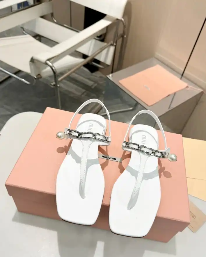 hype Miu Miu Sandals