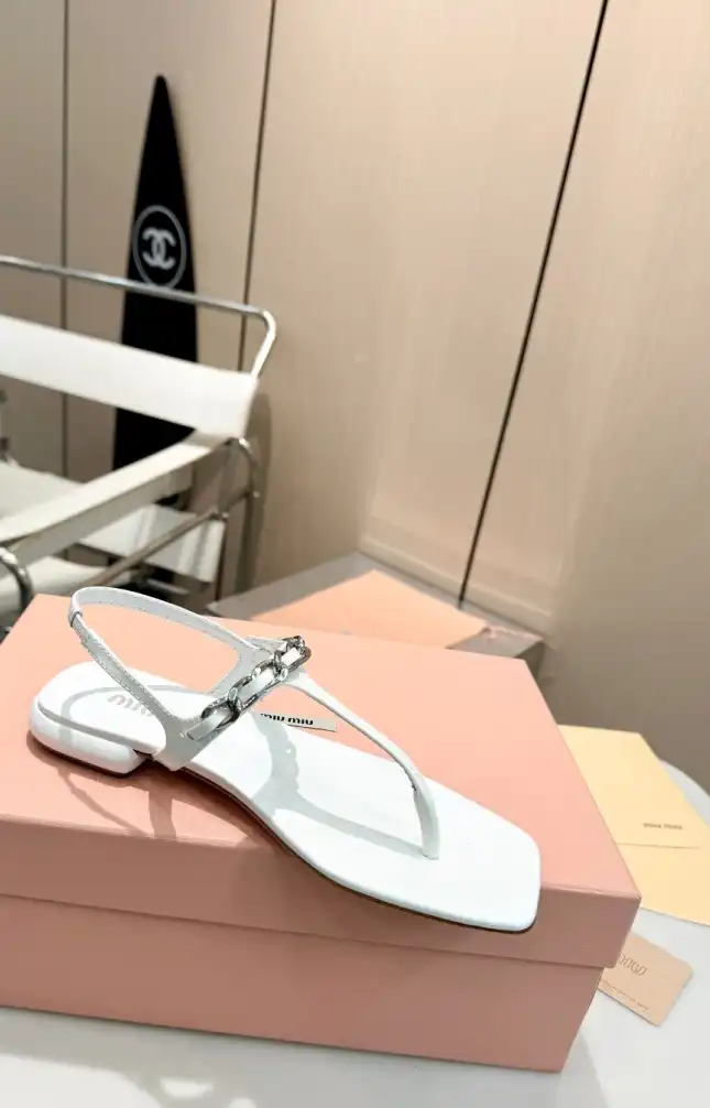 hype Miu Miu Sandals