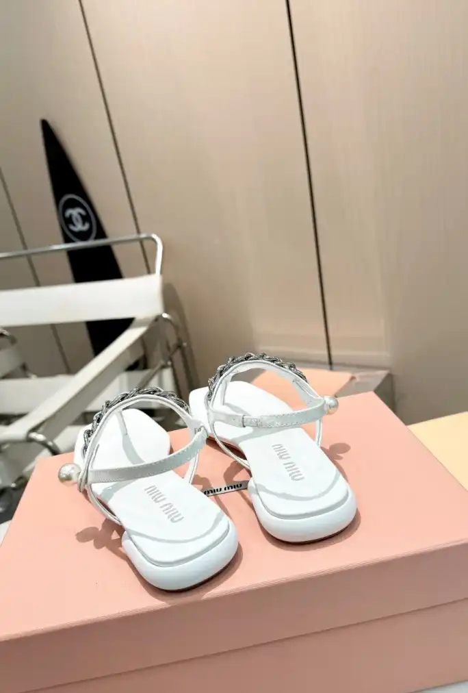 hype Miu Miu Sandals