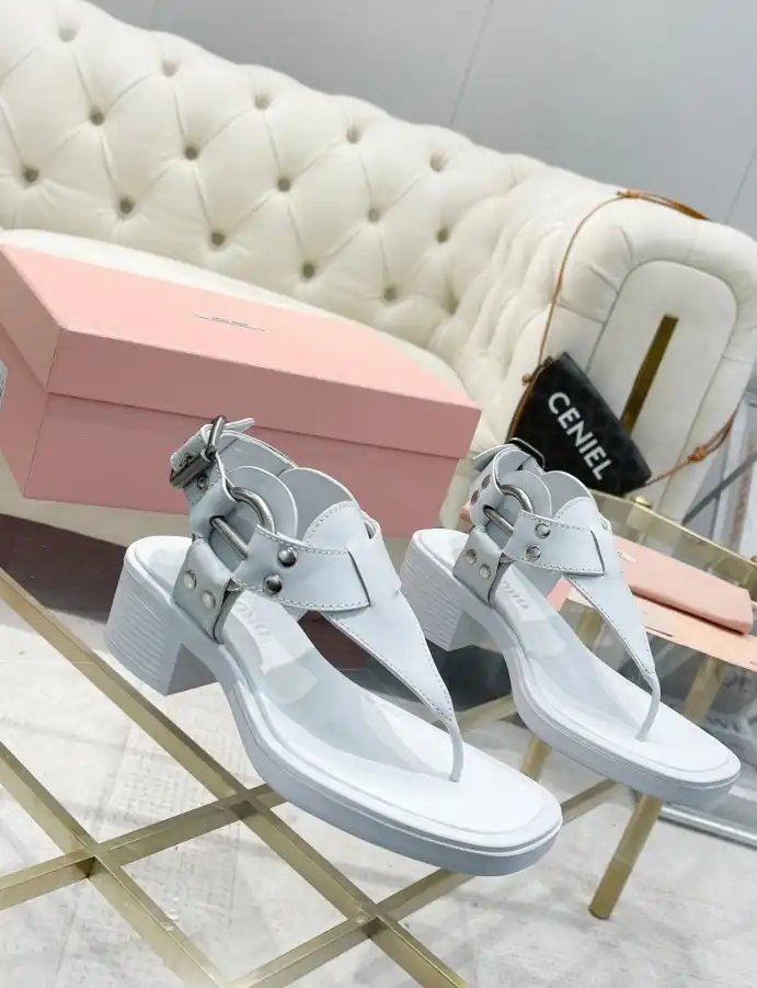 hype Miu Miu Sandals