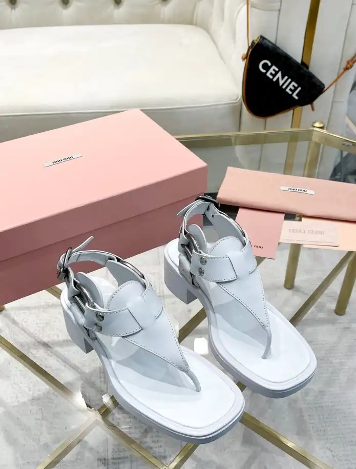 hype Miu Miu Sandals