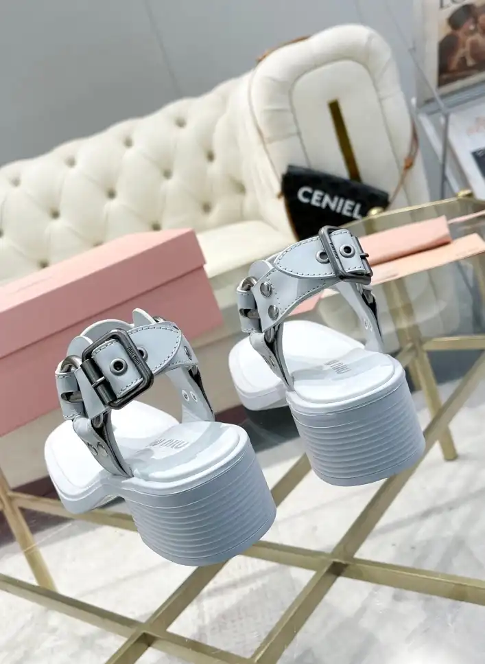 hype Miu Miu Sandals