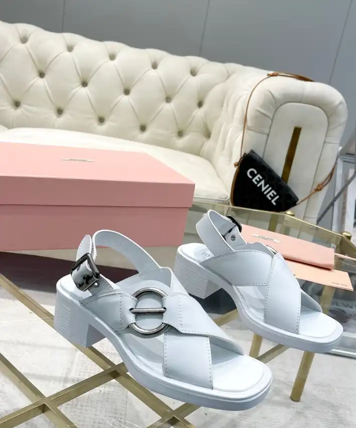 hype Miu Miu Sandals