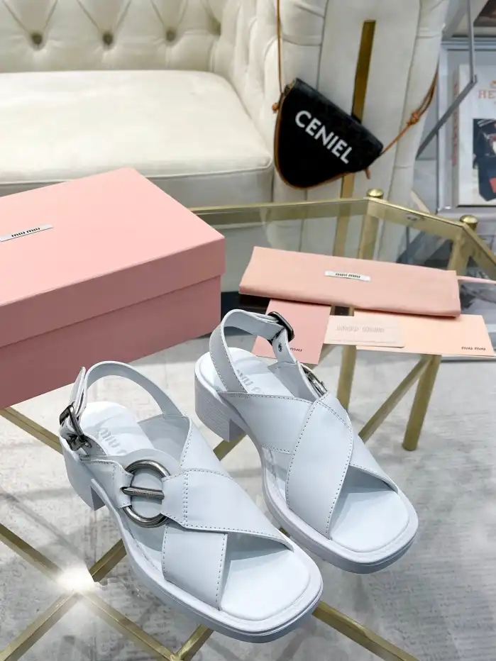 hype Miu Miu Sandals