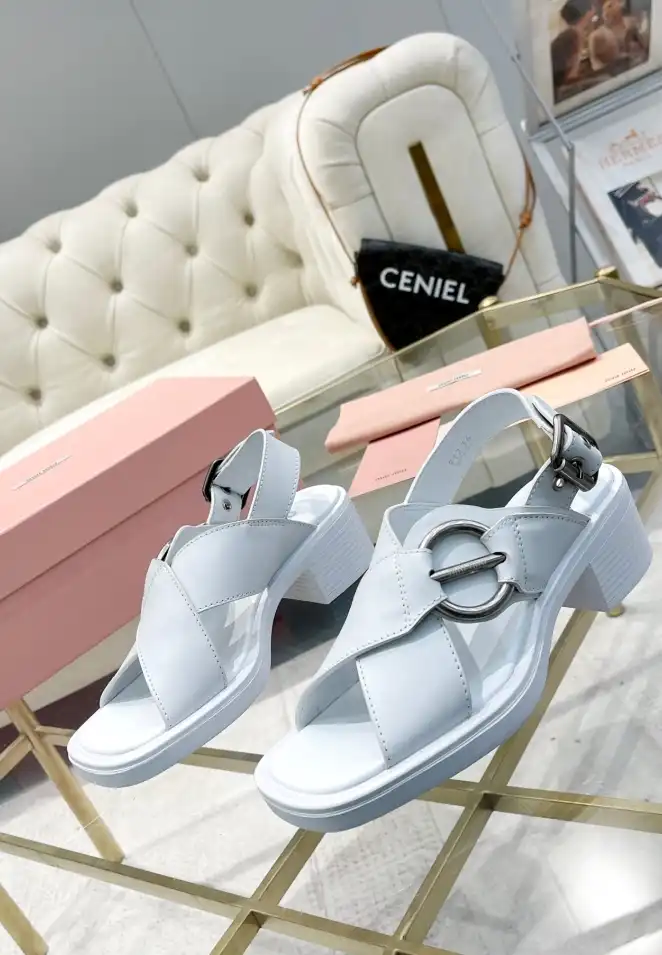 hype Miu Miu Sandals