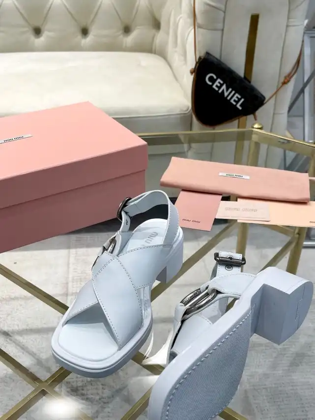 hype Miu Miu Sandals