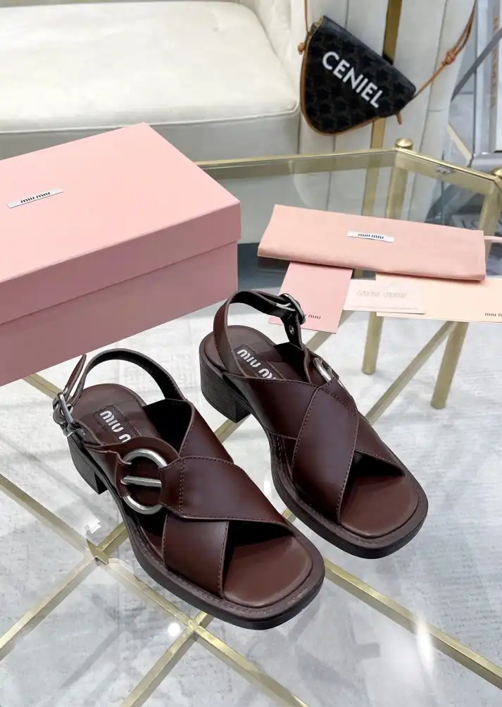 hype Miu Miu Sandals