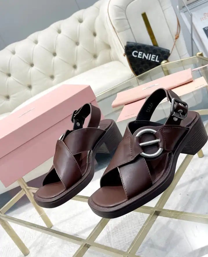 hype Miu Miu Sandals