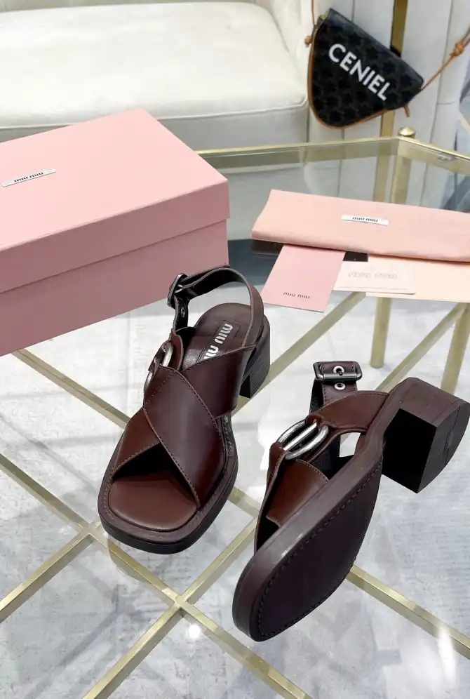 hype Miu Miu Sandals