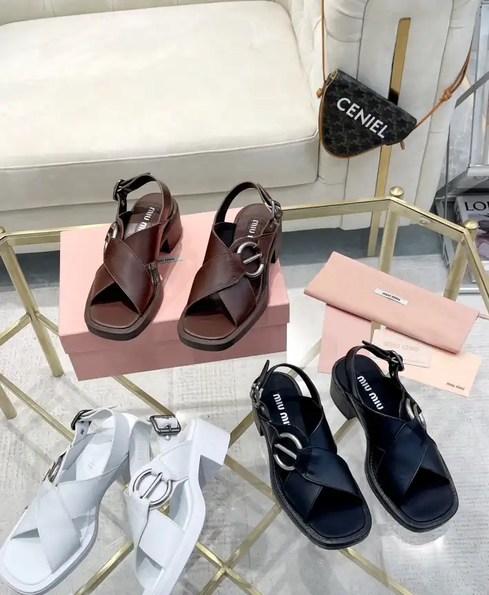 hype Miu Miu Sandals