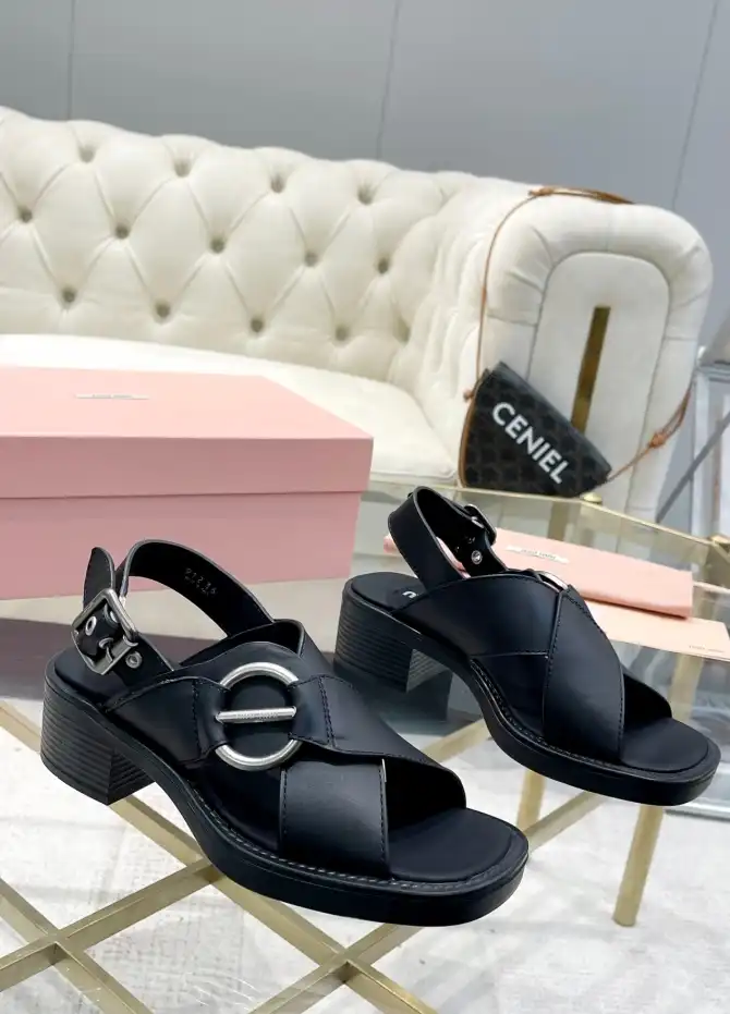 hype Miu Miu Sandals