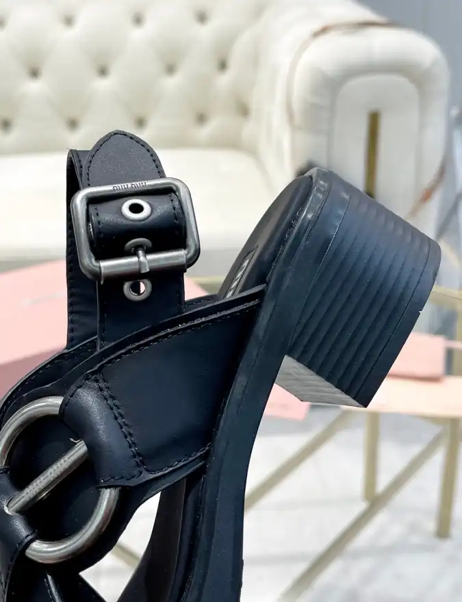 hype Miu Miu Sandals