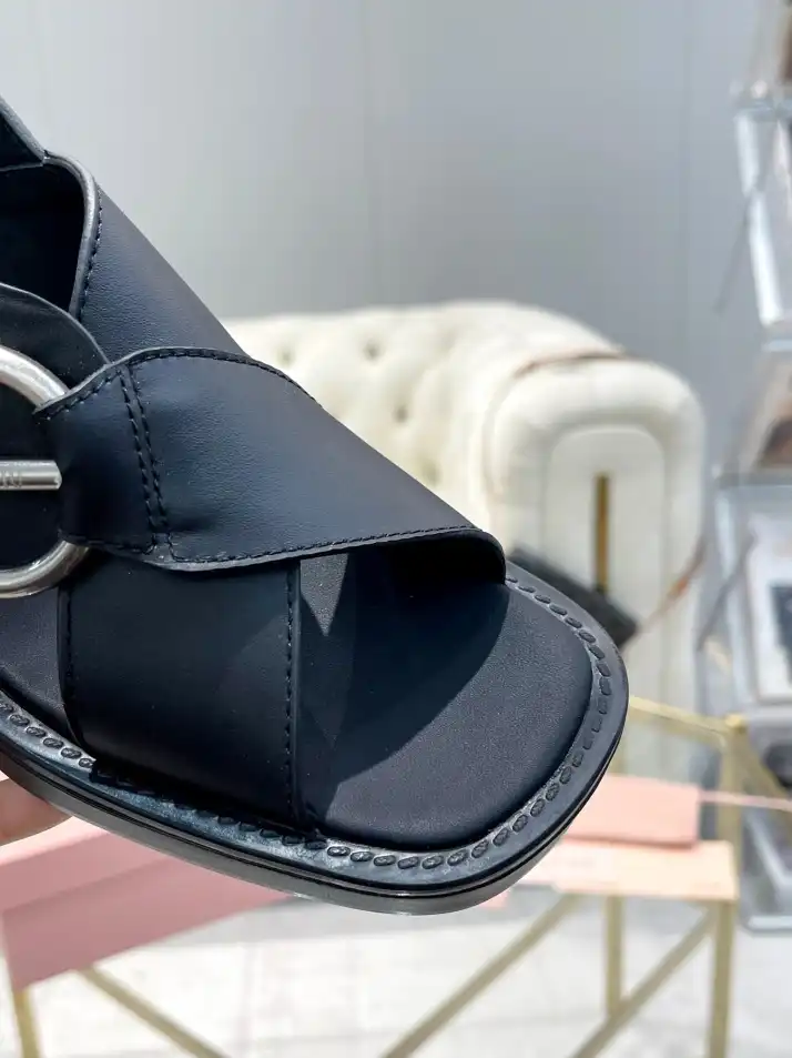 hype Miu Miu Sandals