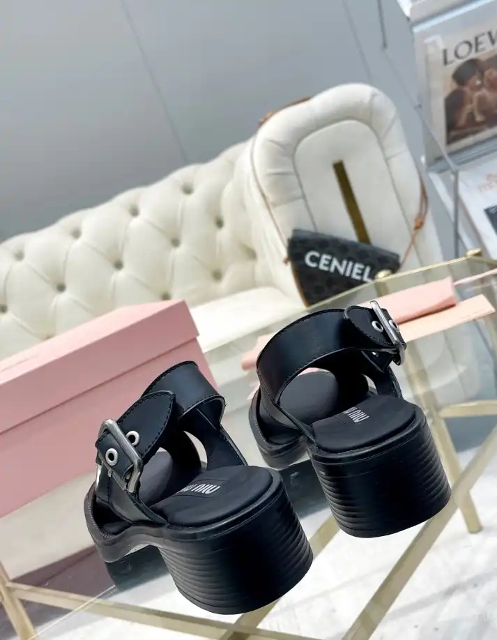 hype Miu Miu Sandals