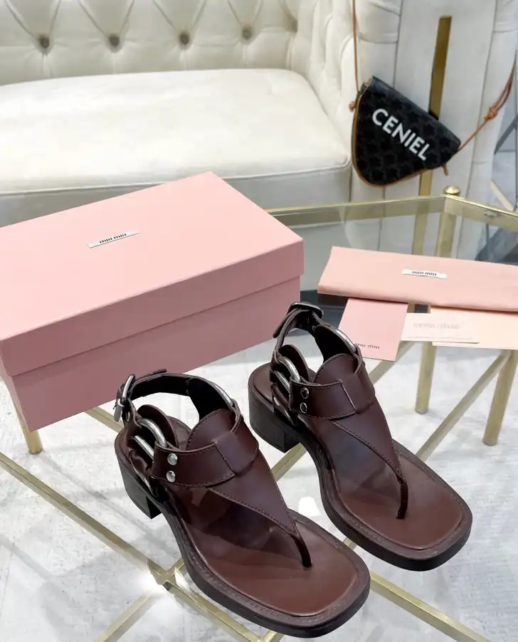 hype Miu Miu Sandals