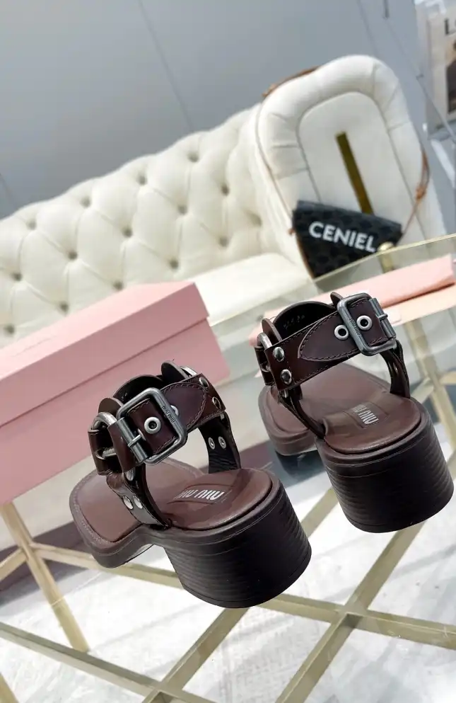 hype Miu Miu Sandals