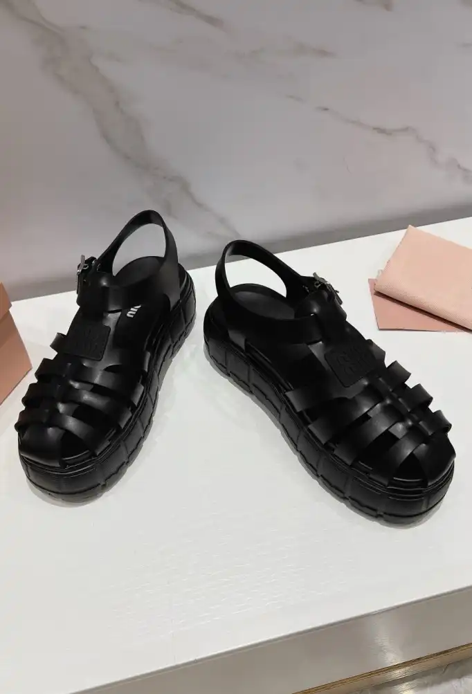 hype Miu Miu Sandals