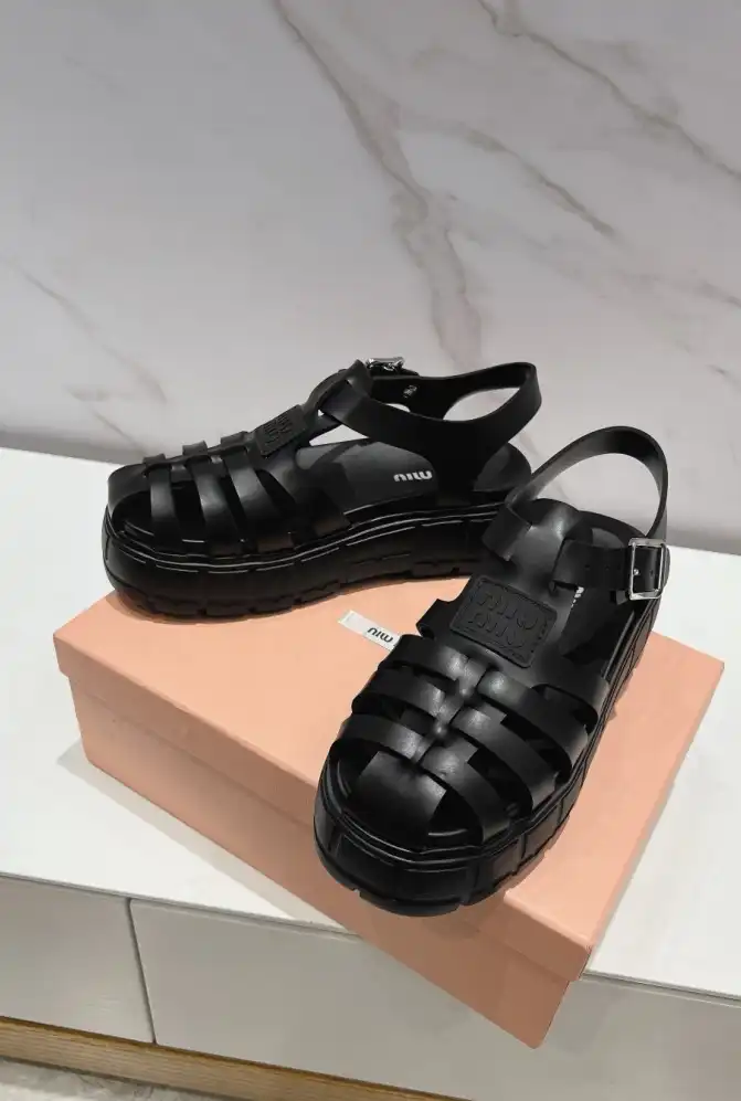 hype Miu Miu Sandals