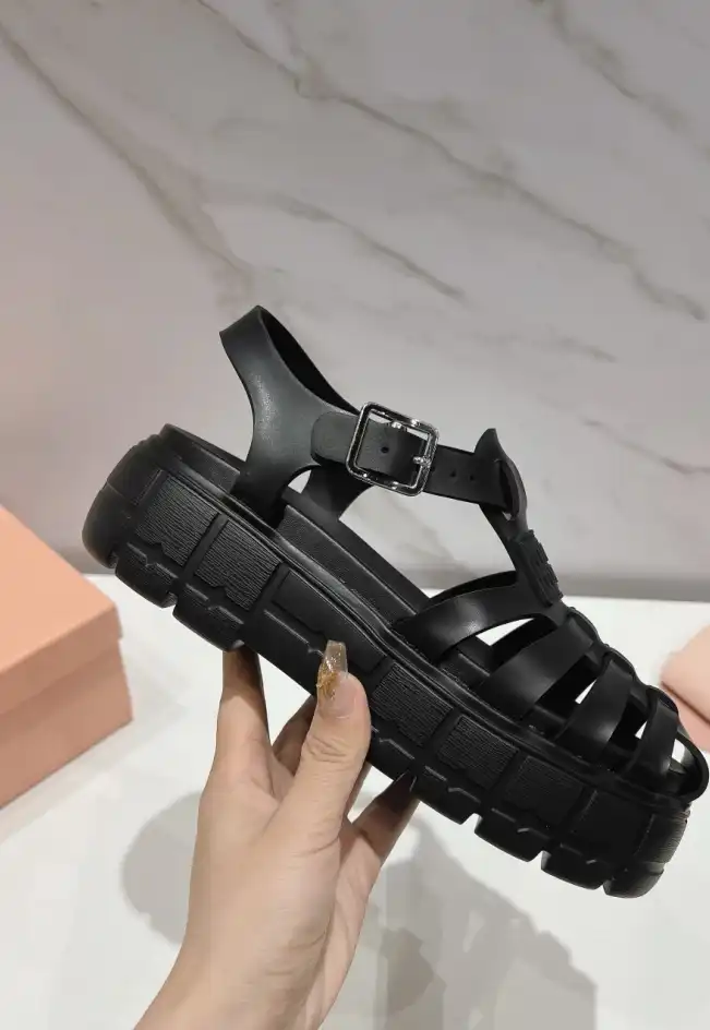 hype Miu Miu Sandals