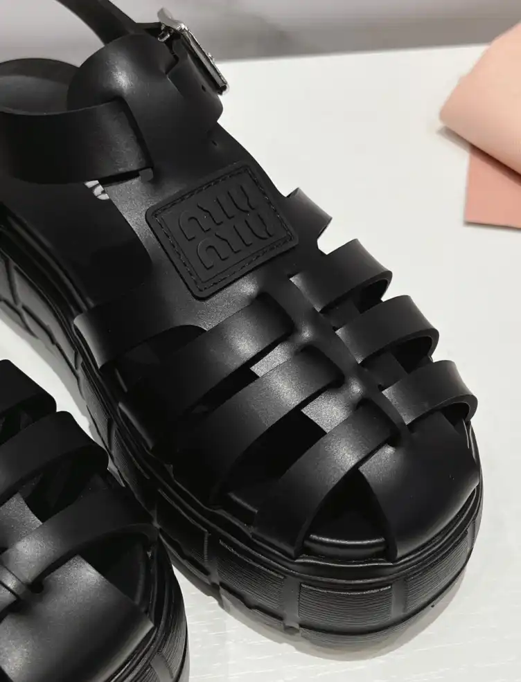 hype Miu Miu Sandals