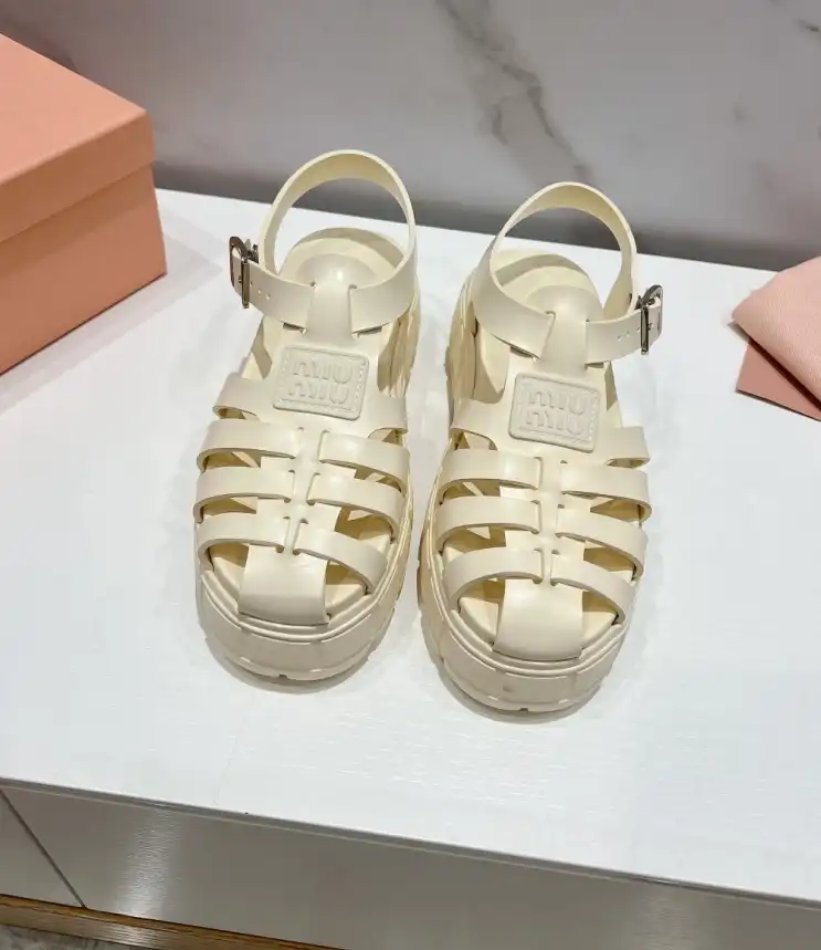 hype Miu Miu Sandals