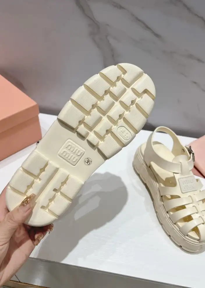 hype Miu Miu Sandals