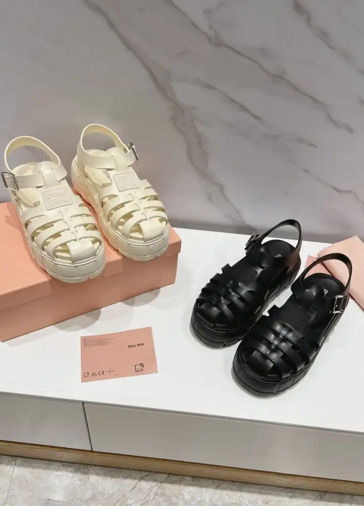 hype Miu Miu Sandals