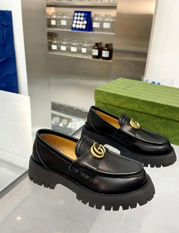 hype Gucci Leather Shoes