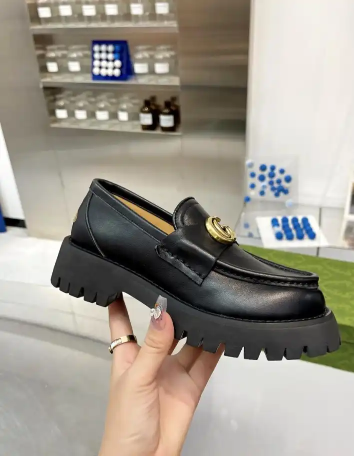 hype Gucci Leather Shoes