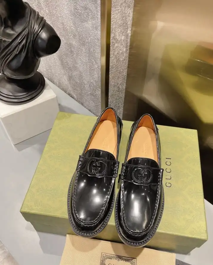 hype Gucci Leather Shoes