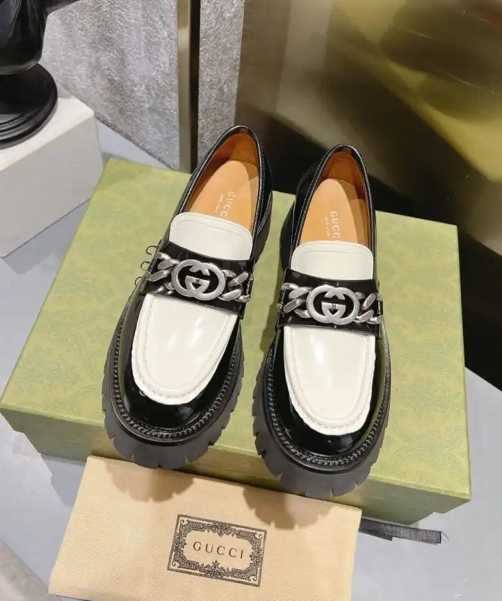 hype Gucci Leather Shoes