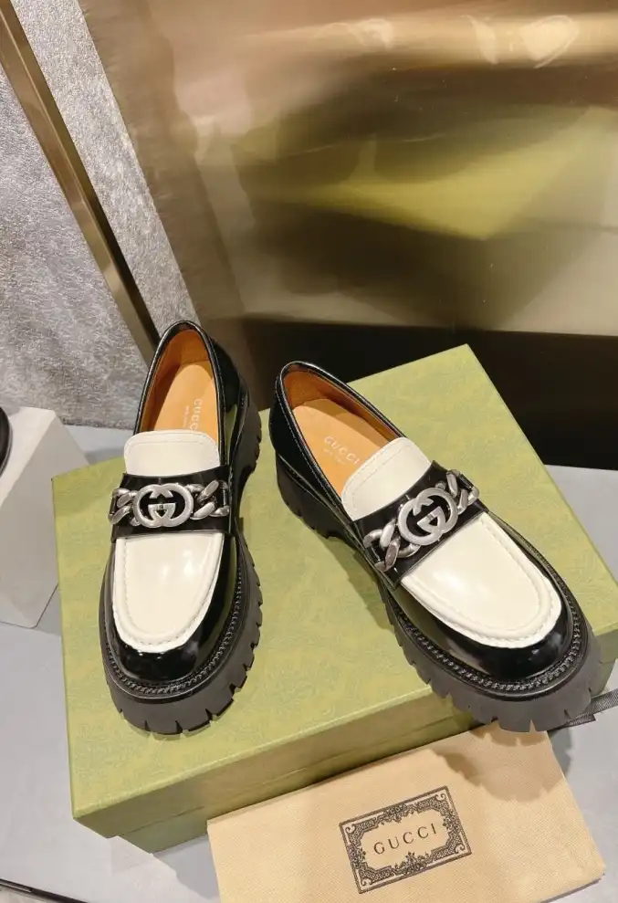 hype Gucci Leather Shoes