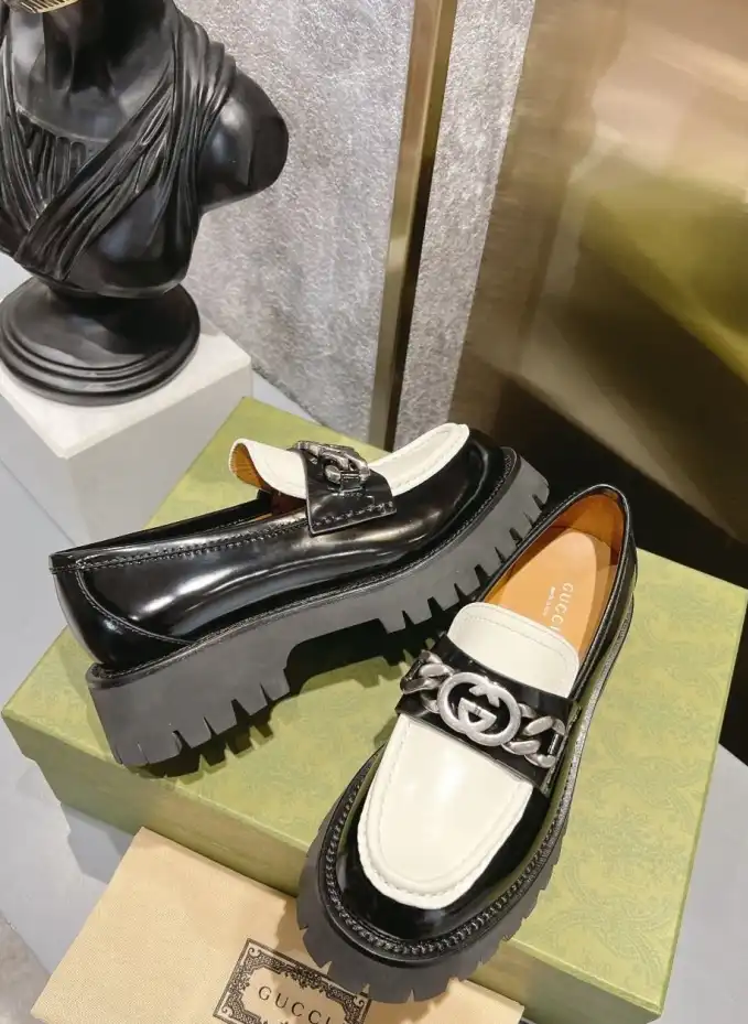 hype Gucci Leather Shoes