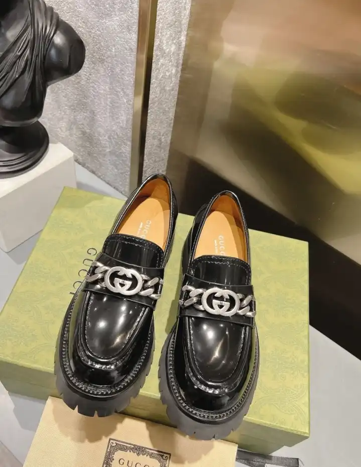 hype Gucci Leather Shoes