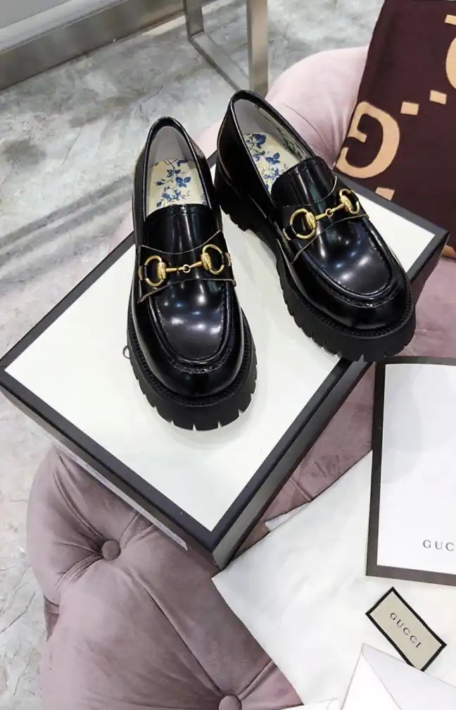 hype Gucci Leather Shoes