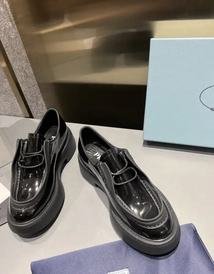 hype Prada Leather Shoes