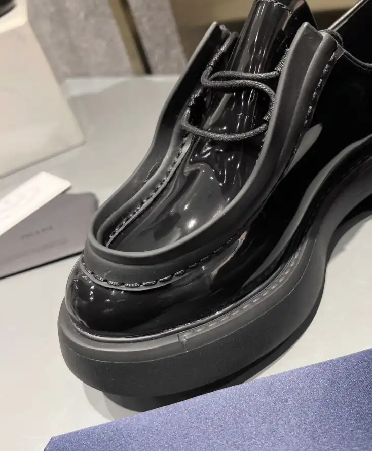 hype Prada Leather Shoes