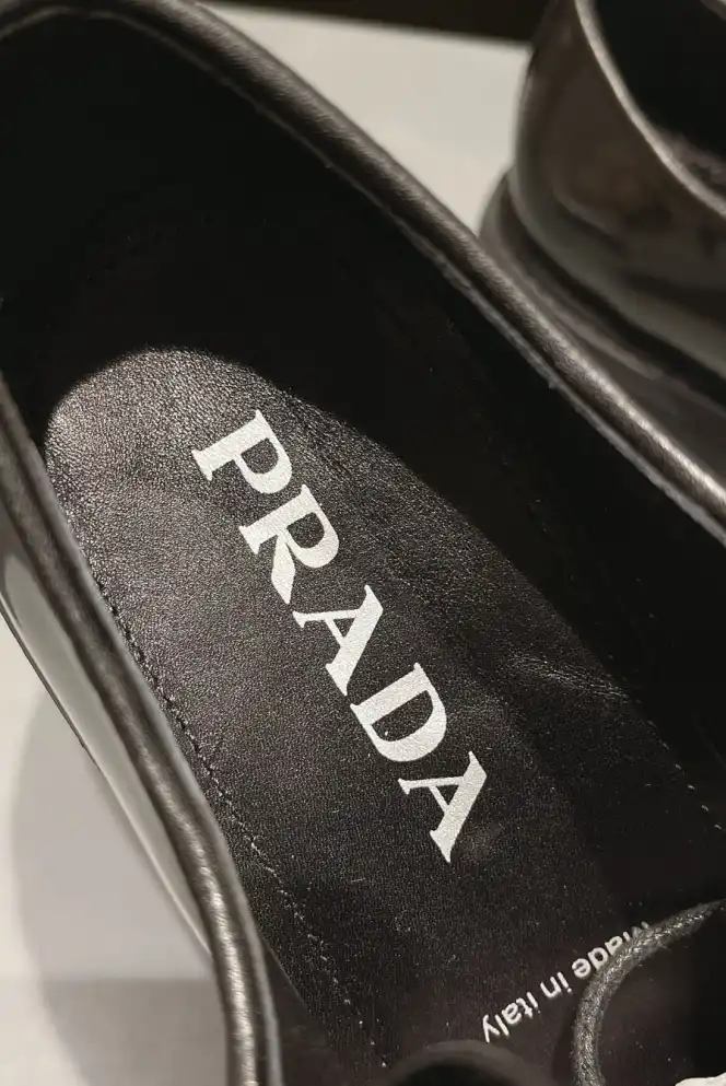 hype Prada Leather Shoes