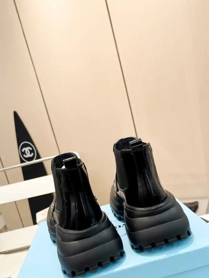 hype Prada Leather Shoes