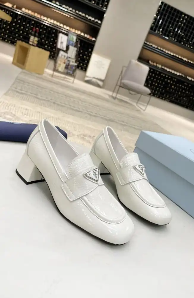 hype Prada Leather Shoes