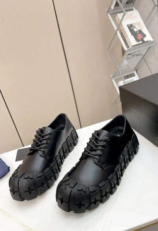 hype Prada Leather Shoes