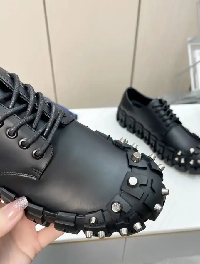 hype Prada Leather Shoes