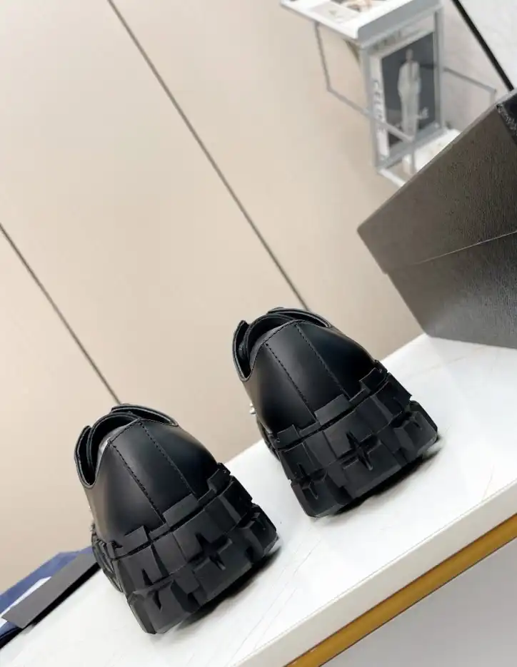 hype Prada Leather Shoes